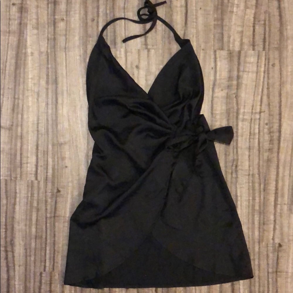 NWT PLT BACKLESS HALTER DRESS PETITE 0